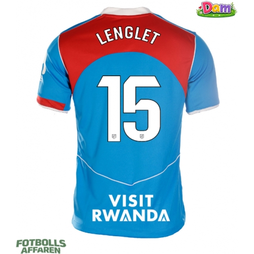 Atletico Madrid Clement Lenglet #15 Tredje Tröja Kvinnor 2025-26 Kortärmad